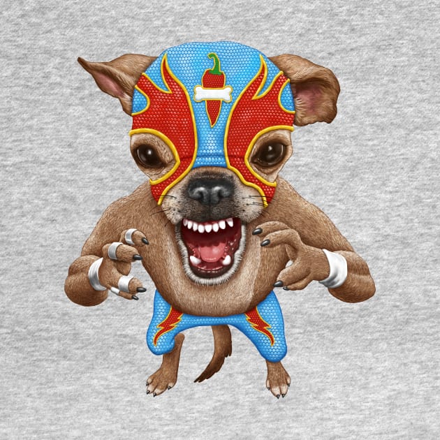 Loco Chihuahua Wrestler by Motzart